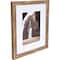 6 Packs: 3 ct. (18 total) Gallery™ Honey Frame with Mat by Studio Décor®